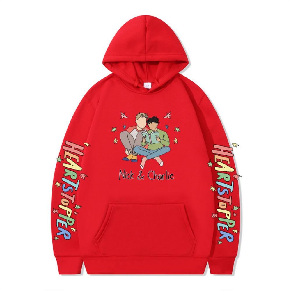 British Drama Nick and Charlie Heartstopper Hoodies Men Long Sleeve Sweatshirts Women Harajuku Streetwear Sudaderas