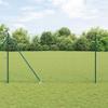 Fence Posts with Drive In Sleeve 26 Pcs Green