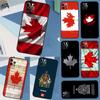 Canada Canadian Flag For Huawei Nova Y60 Y70 Y90 Y72 Y73 Y61 Y91 7i 8i 11i 12i 12s 9 10 SE P20 P30 P40 Lite Case