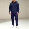 Men's Pullover Hoodie Sweatshirt Athletic Track Suit Set for Sports, Workout and Casual Wear
