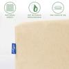 Fitted sheet 180x200 jersey 100% COTTON light beige