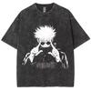 Μπλουζάκι Jujutsu Kaisen Gojo Satoru, Unisex, Υψηλής Ποιότητας Ρετρό Κοντομάνικο Τοπ