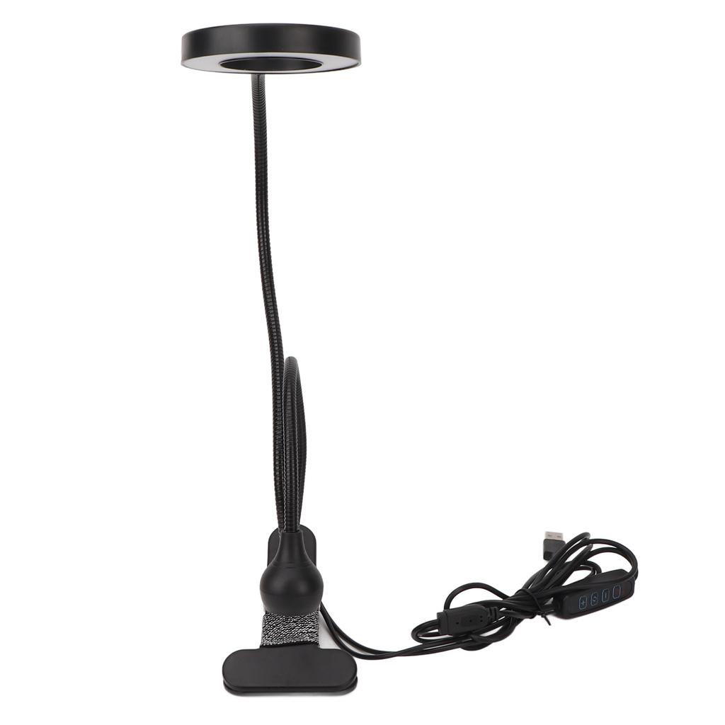 2 In 1 Gooseneck Curing Lamp USB Interface Adjustable Bendable UV Nail Lighting Lamp for Manicure