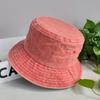 2025 Washed Grey Fisherman Bucket Hat - Women's & Men's Plus Size, Large Head Circumference, Autumn Sun Hat