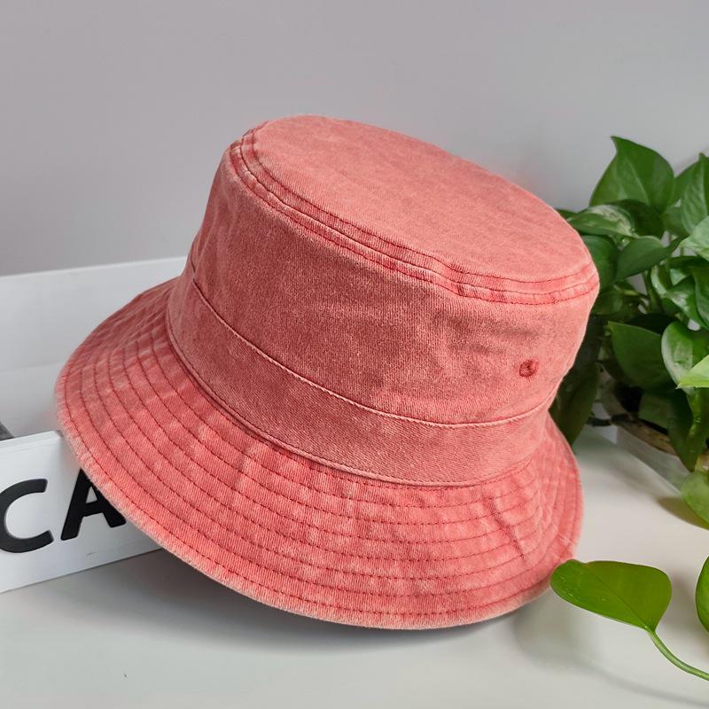 2025 Washed Grey Fisherman Bucket Hat - Women's & Men's Plus Size, Large Head Circumference, Autumn Sun Hat