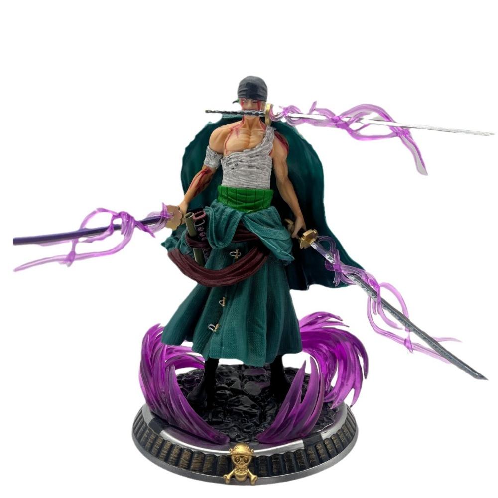 21cm Figure Bath Blood Roronoa Zoro PVC Figure Collection Model Anime Birthday Gifts