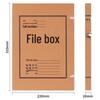 Deli 63201 A4 Kraft Paper File Box