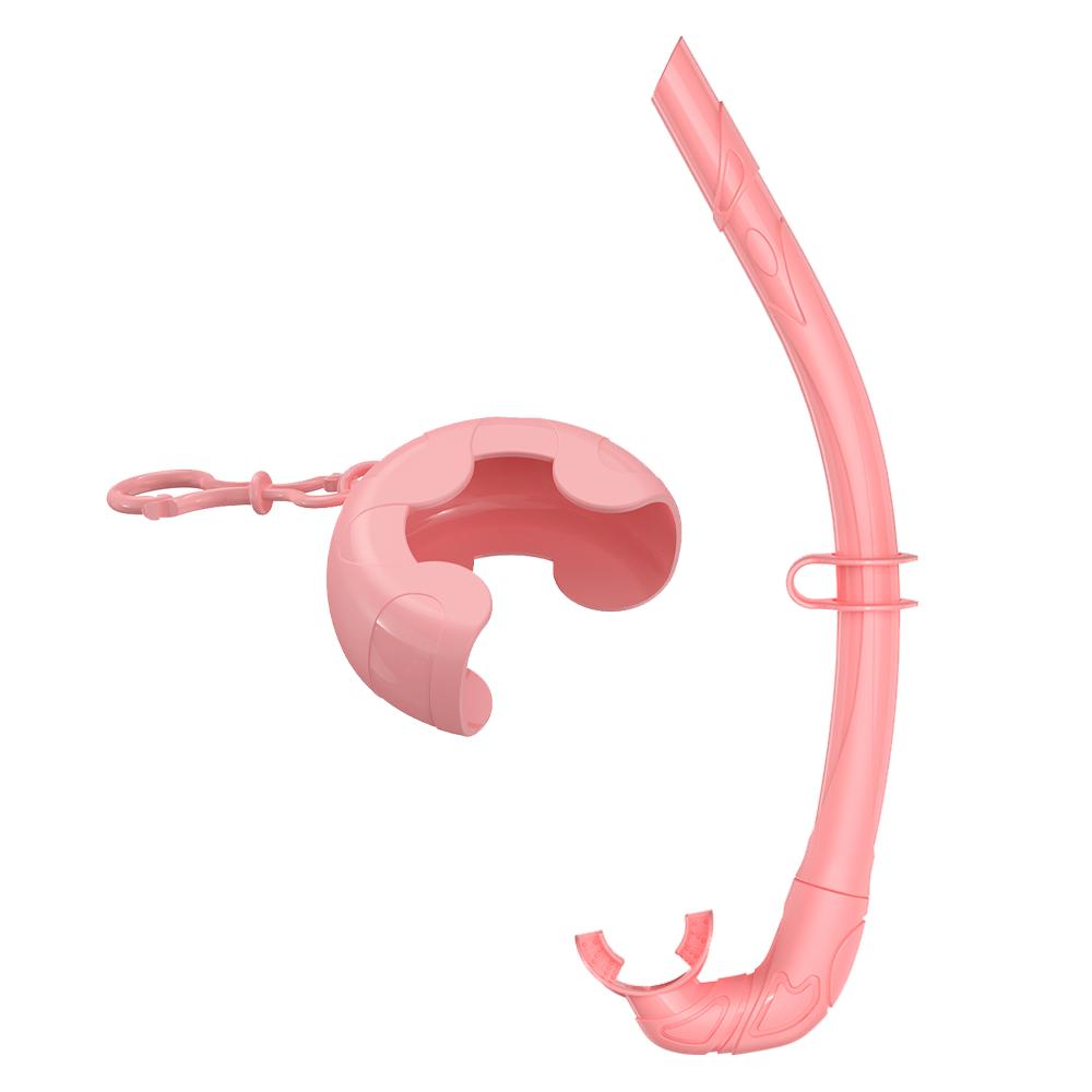 Soft Silicone Diving Snorkel Portable Foldable Easy-Breath Wet Scuba With Storage Case for Freediving Spearfishing Swimming