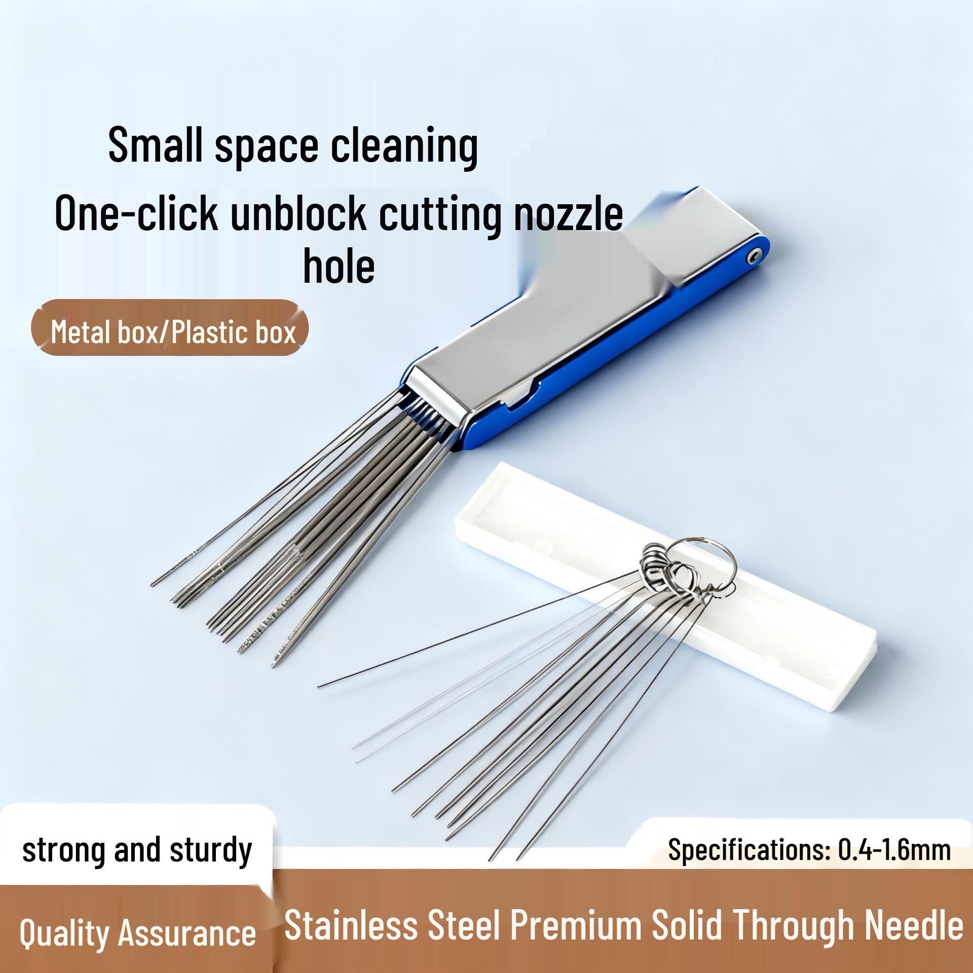 

Зварювальні/різальні голки та пальники з нержавіючої сталі з провідними соплами, алюмінієвий кейс, сопла для флюсування та вентиляції, а також аксесуари Plastic Box Needles (1000 boxes/carton)