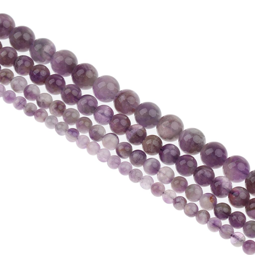 

Аметист драгоценный камень свободные бусины DIY натуральный кристалл для изготовления ювелирных изделий 4 мм 4mm фиолетовый