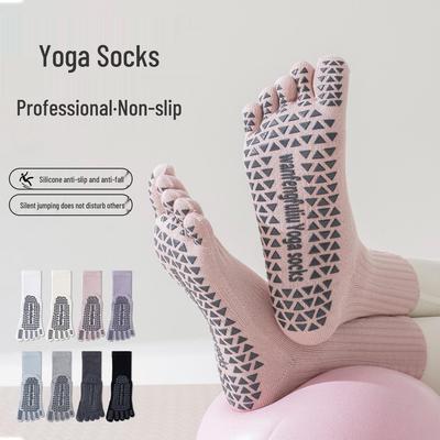 Kaymaz Yoga Parmak Çorapları, Bilek Üstü Diz Üstü Pilates ve Fitness Çorapları