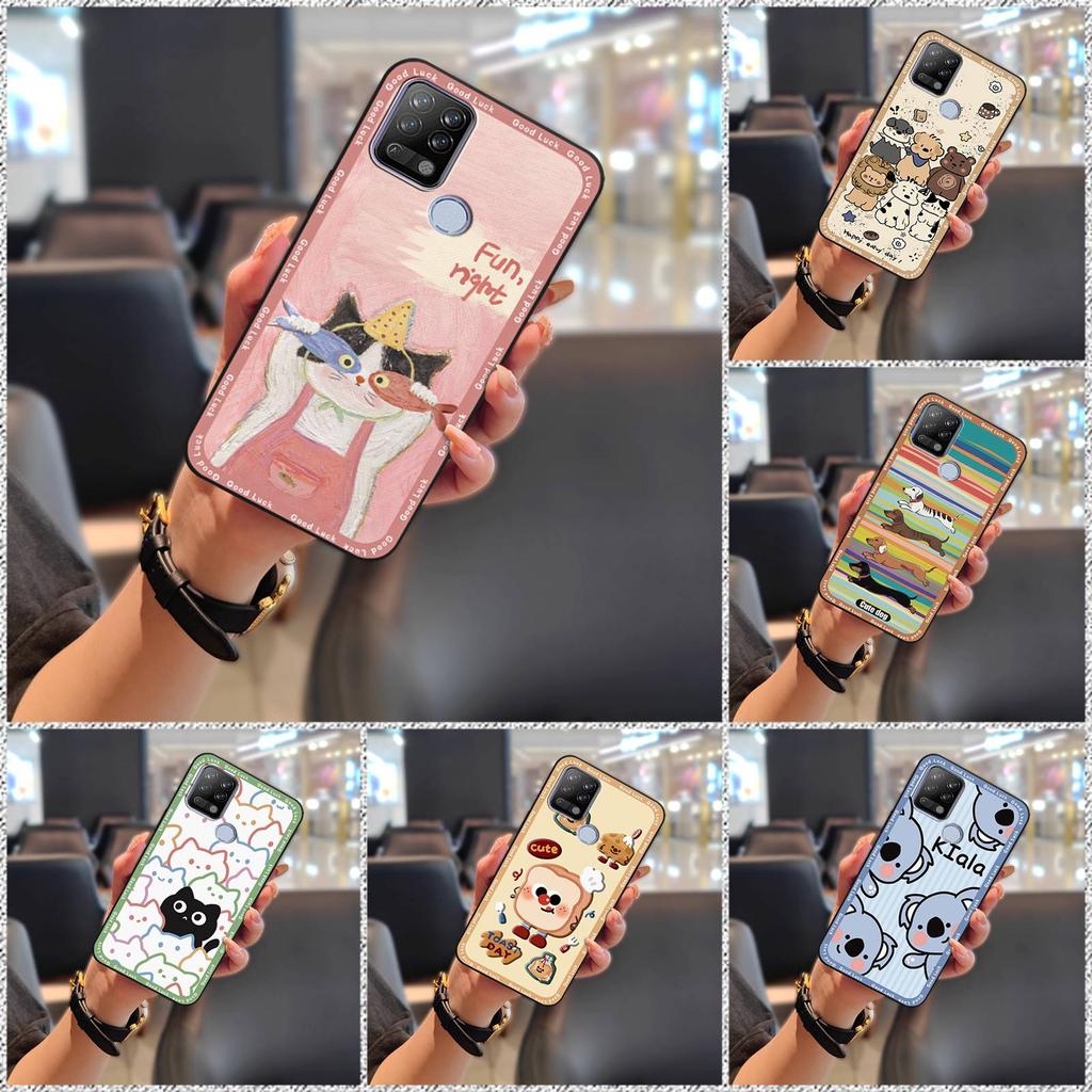 Anti-dust Silicone Phone Case For Tecno Pova/LD7 Fashion Design Cartoon Waterproof Protective Durable Back Cover Cute