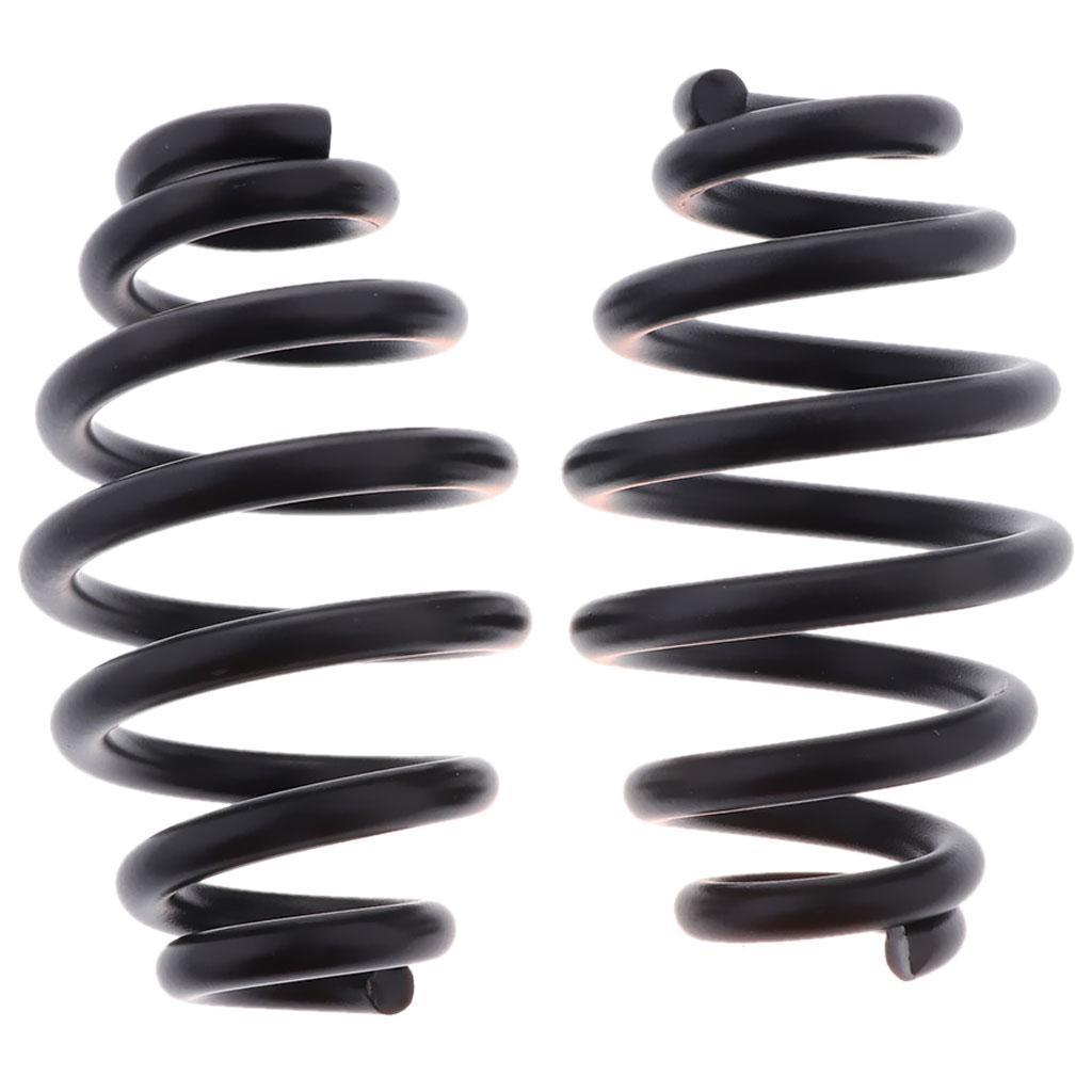 2X Motorcycle Pad Saddle Solo Seat Springs Bracket For-Round Nose