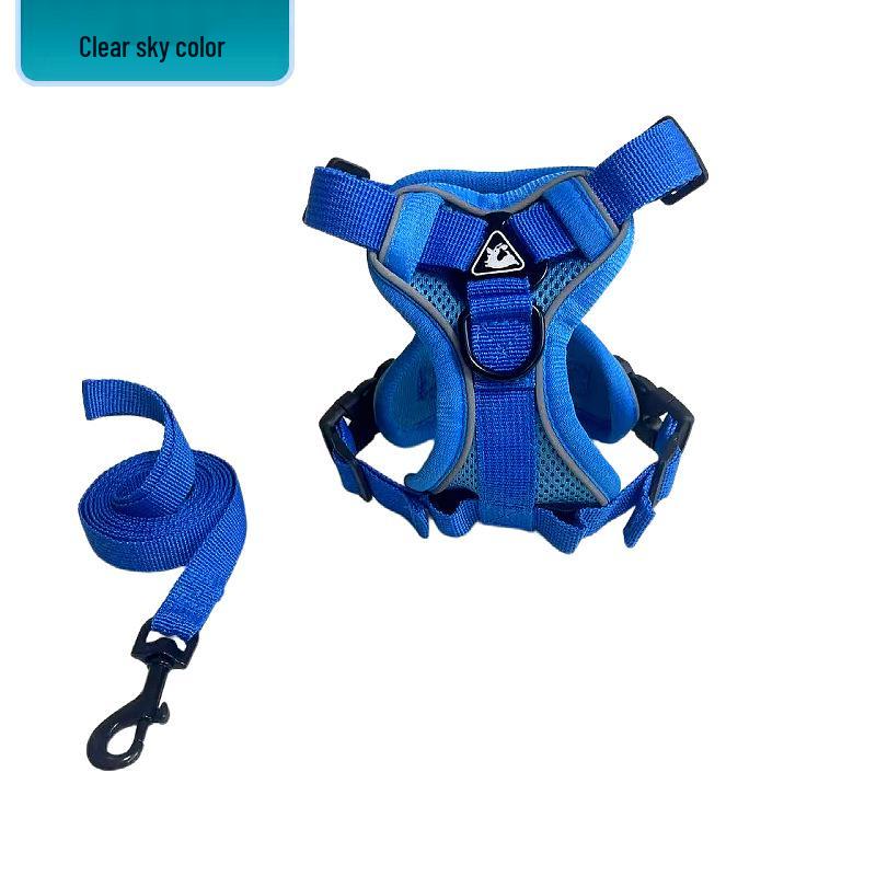 Universal Mesh Pet Harness & Leash for Cats and Small/Medium Dogs