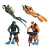 Miniature Diver Action Figure Scene Ornaments Oceans Pavilion Aquarium Decoration Accessories 3D