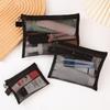 Mesh Cosmetic Bag Travel Storage Makeup Bag Organizer Female Make Up Pouch Portable Small Large Toiletry Beauty Case
