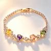 Luxury Zircon Bracelet Colorful Rhinestone Bead Bracelet Fashion Friendship Bracelet Friends