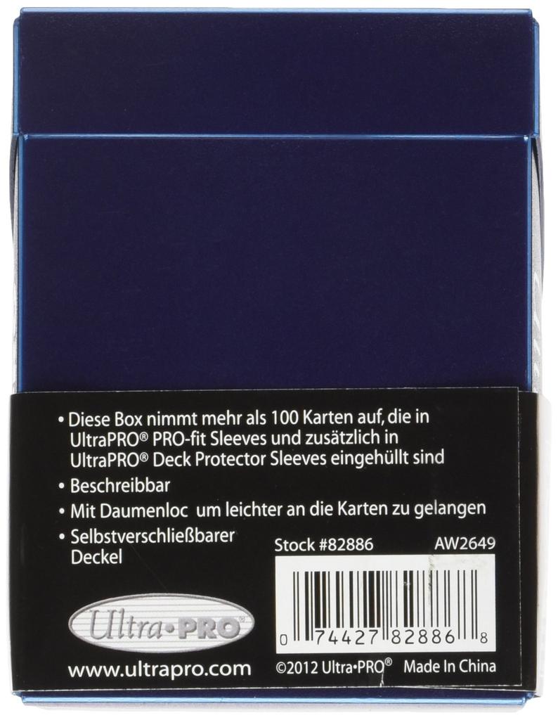 Professional Gamer Large Deck Box Blue [Ultra Pro]