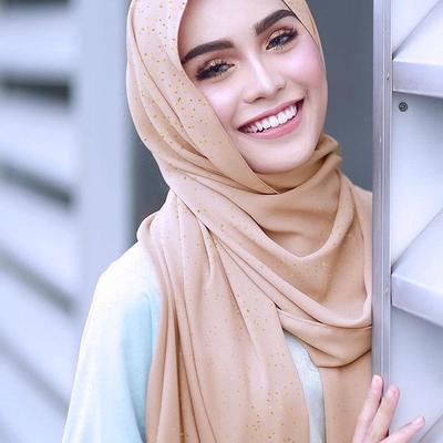 Dámské jednoduché bublinkové šifonové šátky hidžábové zábaly tištěné jednobarevné šály čelenka muslimské hidžáby šátky šátek
