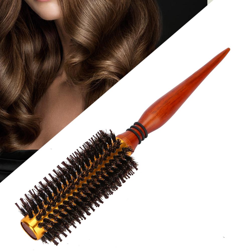 Professional Curling Hair Brush Straight Hairbang Round Hairbrush Hairdressing Tools#12