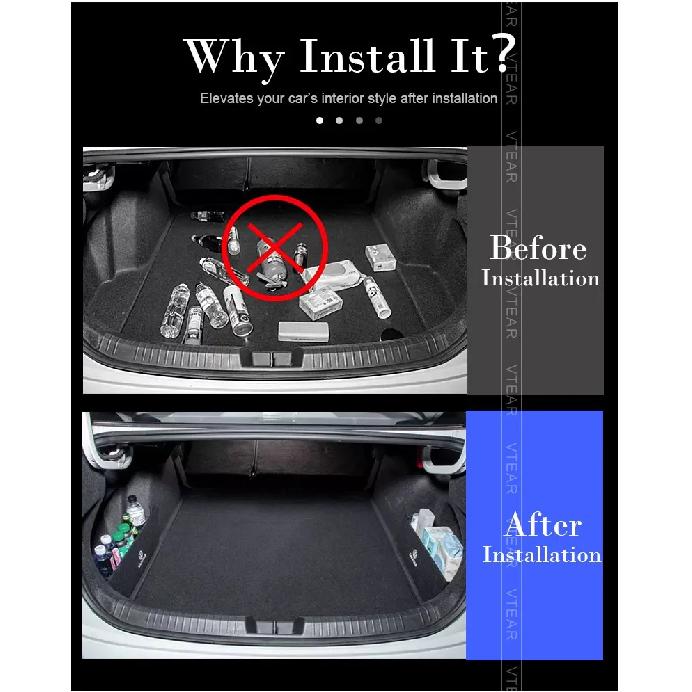 For BYD Sealion 7 2024-2026 Car Trunk Storage Shelf Partition Board Organizer Tray Container Interior Modification Accessories