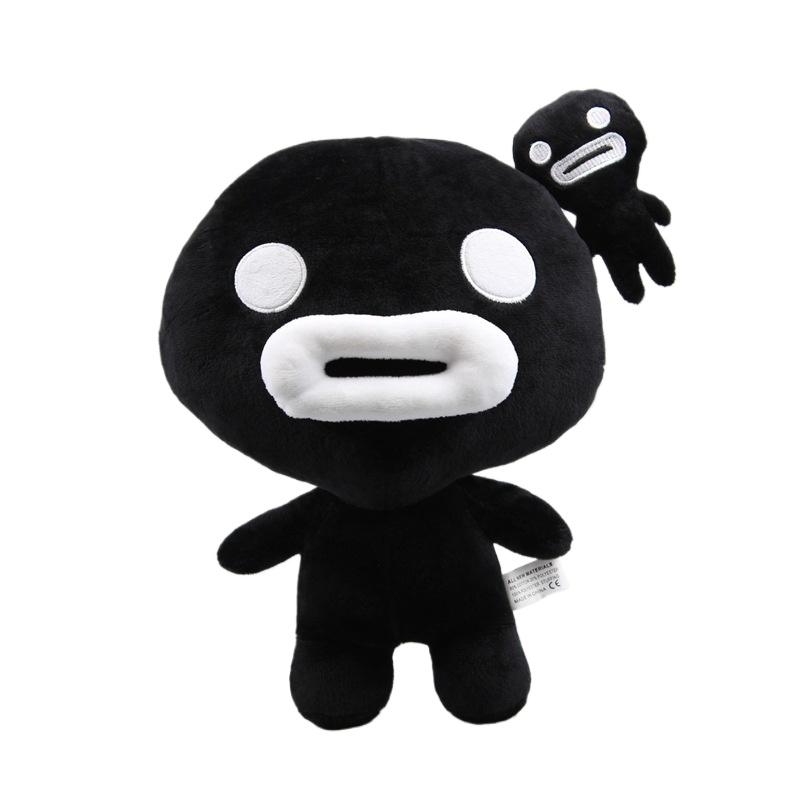 30cm The Binding of Isaac Plush Toys with Black Cat Plush Soft Stuffed Animals Toys Doll Gifts for Children Kids