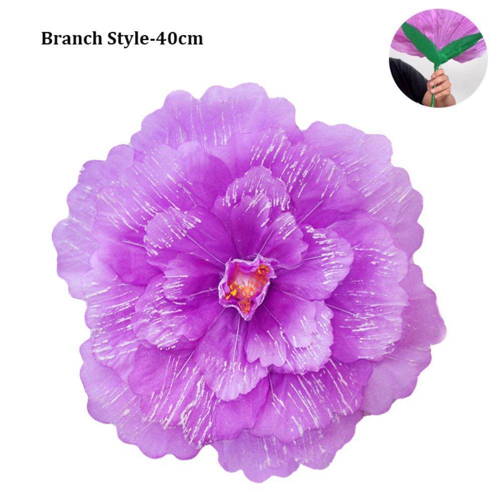 17/20/30/40/50cm Pfingstrosenblumen-Tanz-Requisiten Stoff Kreative Aufführung Kindergarten-Tanzaufführung Bunt