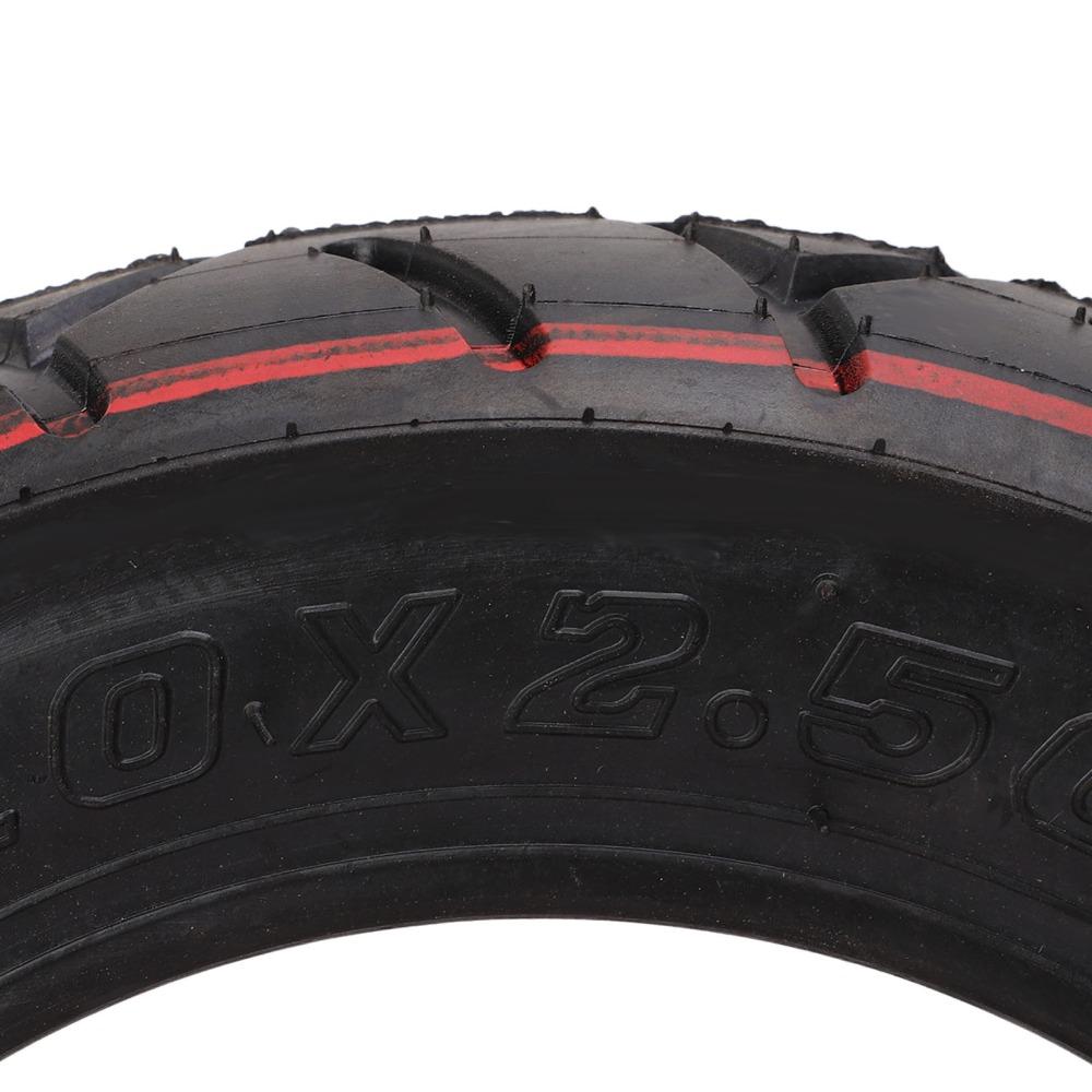 10 X 2.50 (60/85-6) Electric Scooter Tyre Black Pneumatic Wheel Tire Mobility Scooters