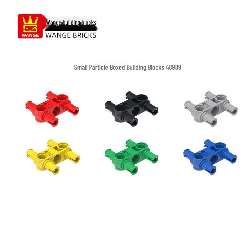 

Wange Kids MOC Строительные блоки с мелкими деталями, Совместимые 48989, 4-осевой 3-отверстный Научно-образовательный набор 0.1kg (~91 pcs)