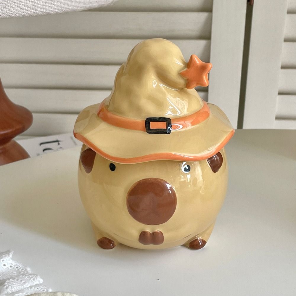 Cute Cartoon Capybara Mug Novelty Ceramic Coffee Mug Funny Halloween Mug  Office Use