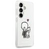 Karl Lagerfeld IML Karl&Choupette MagSafe Case for Samsung Galaxy S26 Transparent