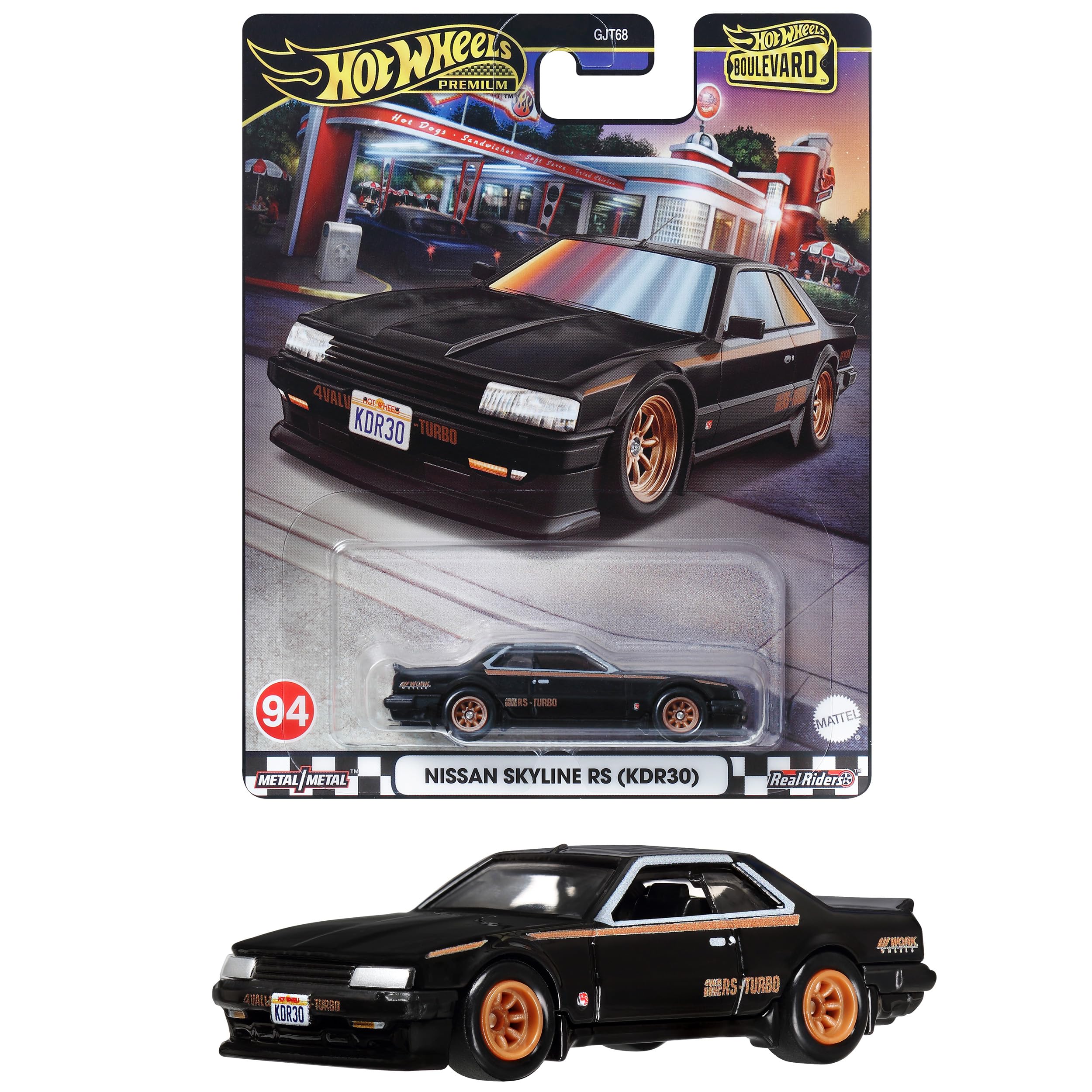 

Hot Wheels Boulevard Nissan Skyline RS (KDR30) [Diecast Car] [Ages 3 and up] HRT66