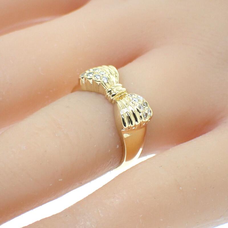 no brand  #12(JP Size) ring K18 yellow gold Women
