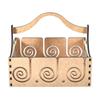 Crochet Bowls for Yarn Crochet Bowl Yarn Holder Handmade Wooden Yarn Basket Crochet Yarn Holder Yarn Dispenser Storage Bowl