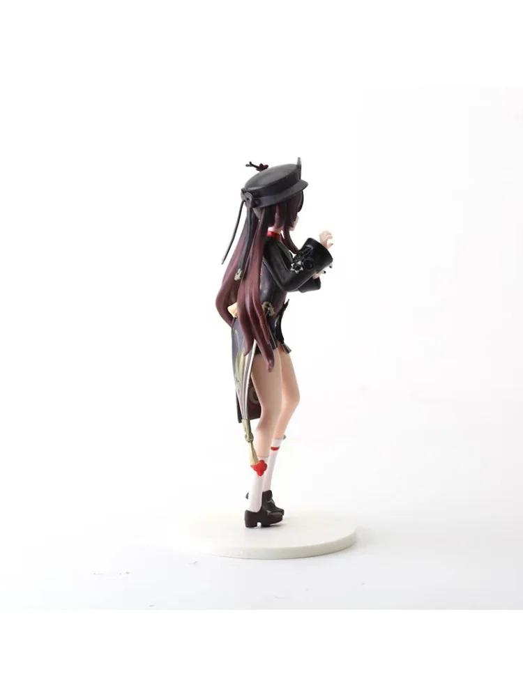 Genshin Impact Hu Tao Raiden Shogun Kawaii Cartoon Action Figures Model Doll Toys Collectible Desktop Ornaments Birthday Gifts