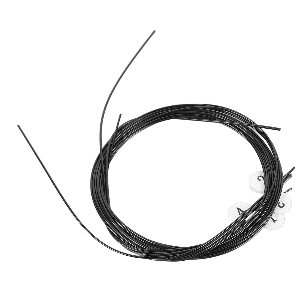 Ukulele Strings Black Nylon Warm Rich Sound Universal Ukulele Guitar Replacement Strings