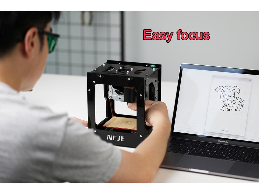 NEJE DK-8-KZ Mini Laser Engraver 3000mw/1500mw Portable Marking Machine
