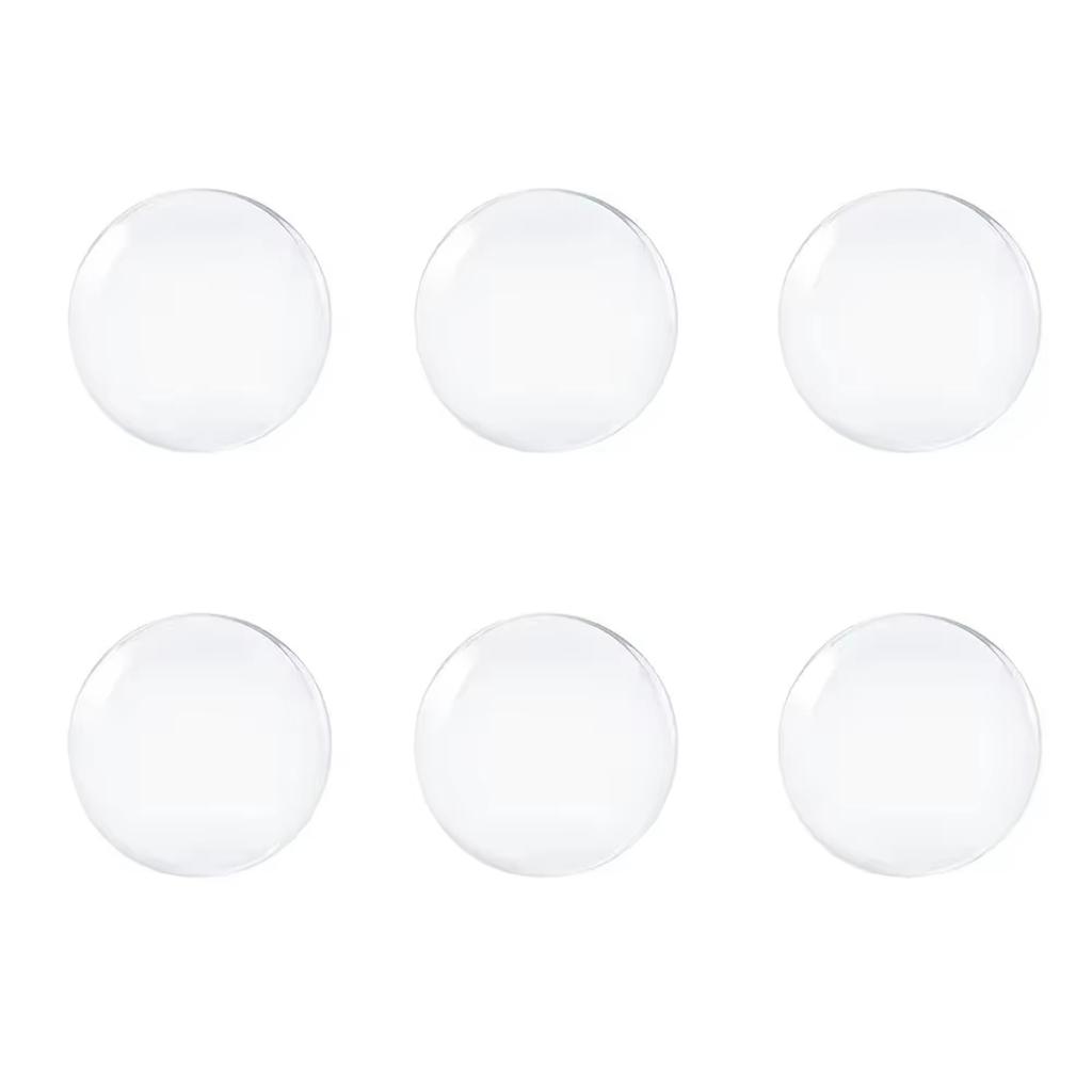 Clear Door Stopper Silicone Pad 40x8mm - Self-Adhesive Wall Protector for Handles