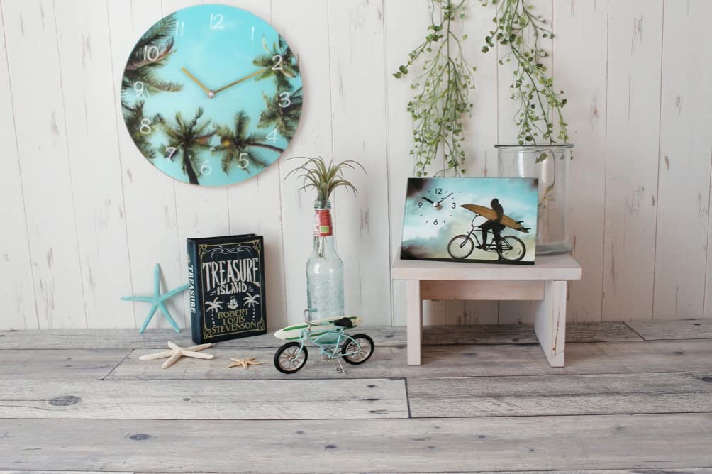 Keystone Glass Wall Clock Beach E Approximately CL056265 Size 30 D3.5