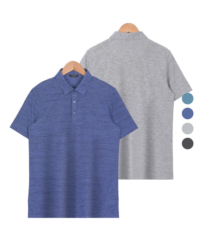 EXTRASPORTY Cool24 Men'S Cation Short Sleeve Polo Shirt 4 Colors