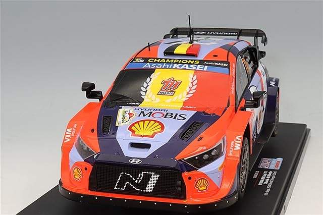 

IXO 1/18 Scale Hyundai i20 N Rally 1 2024 Rally Japan #11 T. Neuville/M. Widag World Champion Edition