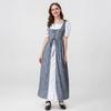 Parent-child Adult Medieval Renaissance Robe Farm Pastoral Girl Retro Skirt Strap Waist