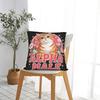 Pillow Case Alpha Male Cat Kitten Rainbow Floral Square Pillow Cover For Sofa Couch Bed Living Room Retro Trendy Pillowcases
