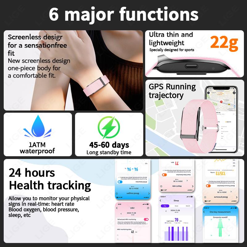 Women Smart Band Men Watch Heart Rate Blood Pressure Sports Fitness Smartwatch New Man Outdoor Smart Bracelet Ladies