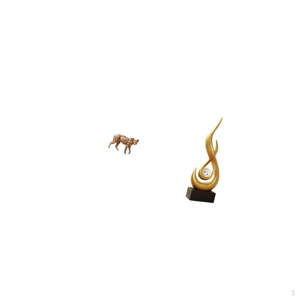 Brass Animal Figurine Antique Ornament Creative Collectable for Cafe Shelf Study Room Car Garden