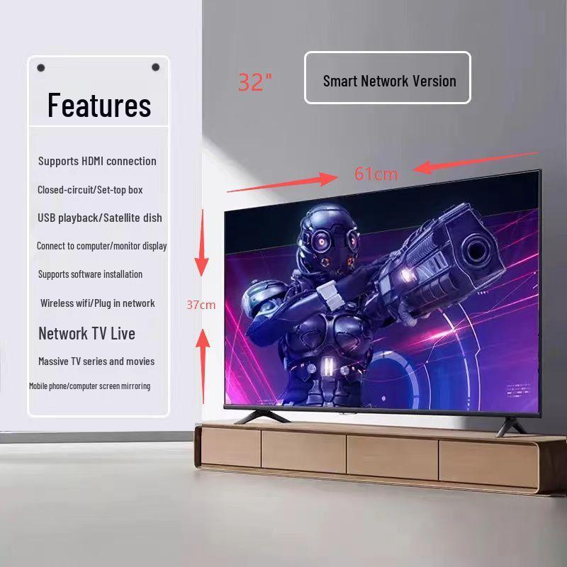 8K LCD TV with Network Connectivity, Available in Sizes: 32", 40", 55", 65", 75", 80", 85", 90".