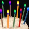 12PCS Colorful Candles Birthday Cake Room Creative Candles Festival Supplies