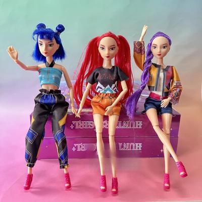 NEUE Kpop Dämonenjäger Actionfigur Vinylpuppe Spielzeug Kawaii Huntrix Anime Figuren Rumi Mira Zoey Für Kinder Weihnachtsgeschenk
