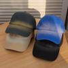 Breathable Gradient Color Baseball Cap Adjustable Snapback Hat Simple Outdoor Sports Hat  Golf