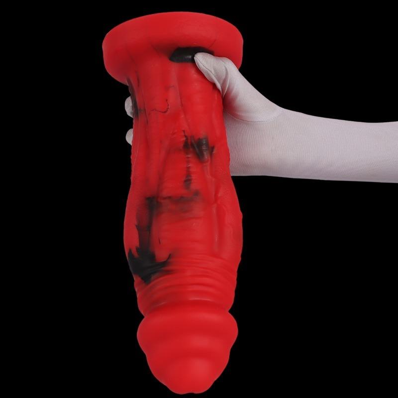 Large Muscle Texture Realistic Dildo - Eggless Design for Female Masturbation & Male Anal Play